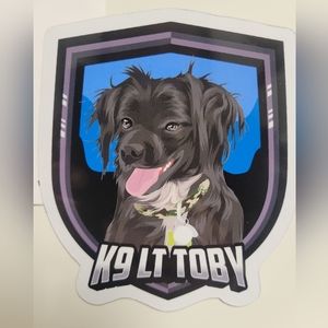 🐾Signed LT Toby Sticker🐾